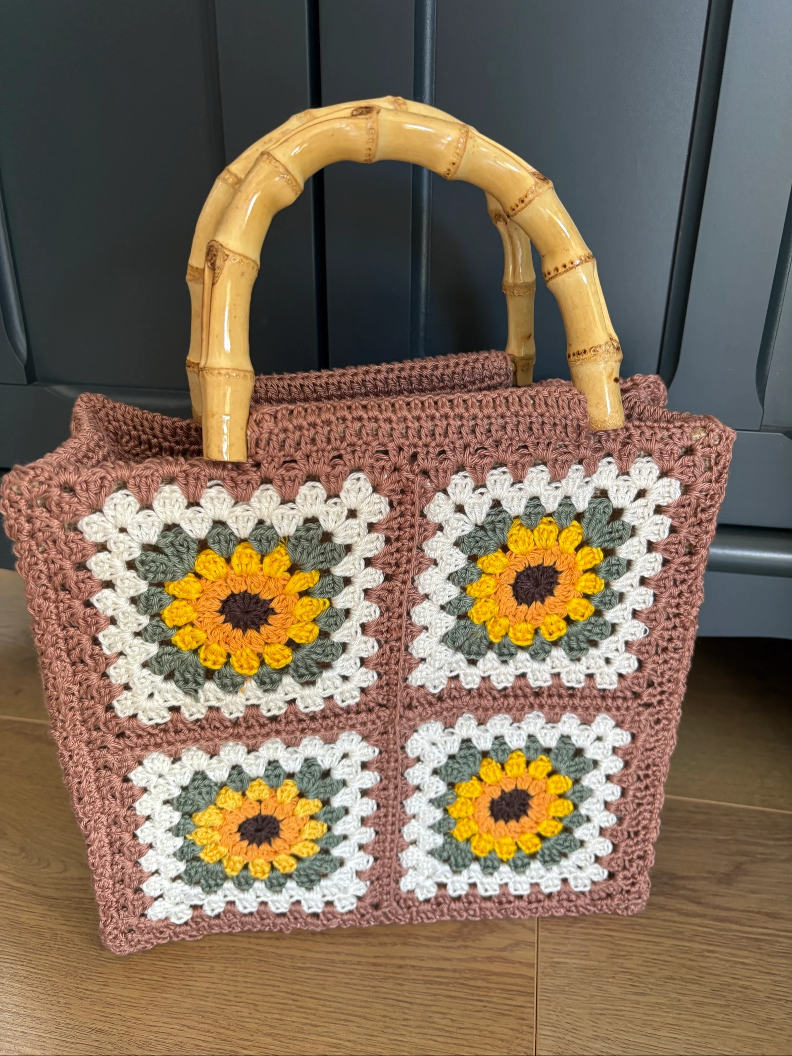 Handtas zonnebloem